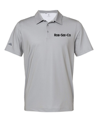 Image of RSC-Adidas Men's Ultimate365 Diamond Dot Print Polo - A498 - Black