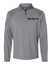 Image of RSC-Adidas Men's Ultimate365 Lightweight Shoulder Stripe 1/4 Pullover - A520 - Black