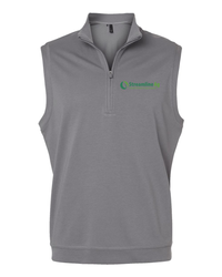 Image of SLA-Adidas Men's Club 1/4 Zip Vest - A599 - 2C