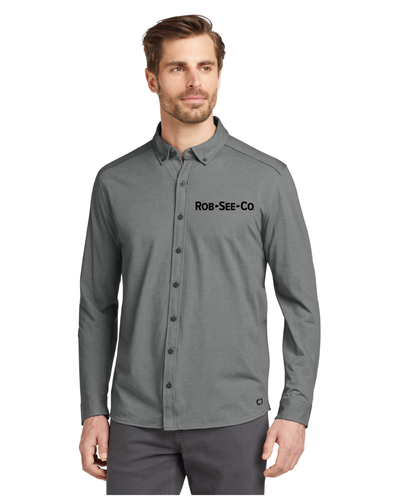 RSC-OGIO Code Stretch Long Sleeve Button-Up OG145 - Black image thumbnail