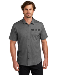 Image of RSC-OGIO Extend Short Sleeve Button-Up OG160 - Black