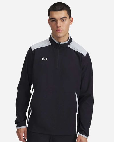 SLA-Under Armour Men's Motivate 3.0 1/4 Zip Pullover - 1389611 - Grey image thumbnail