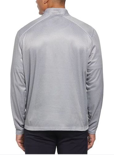SLA-Callaway Golf Men's Peacoat Navy Houndstooth 1/4 Zip CGM768 - White image thumbnail