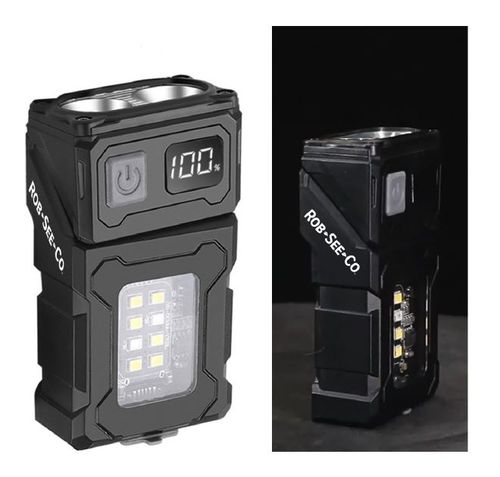 RSC-COB LED Digital Display Strong Light Magnetic Flashlight image thumbnail
