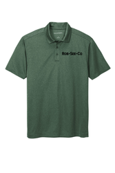 Image of RSC-Port Authority Heathered Silk Touch Performance Polo - K542 - Black
