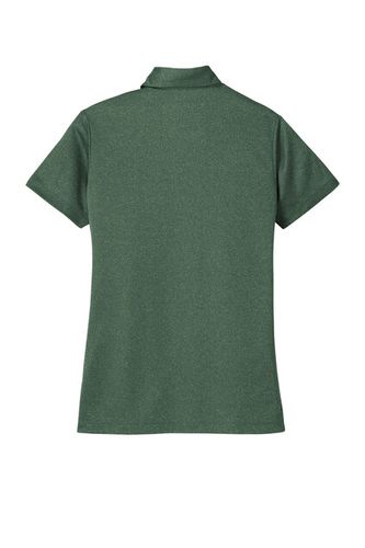 SLA-Port Authority Women's Heathered Silk Touch Performance Polo - LK542 - Black image thumbnail