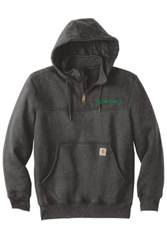 Image of RSC-Carhartt Rain Defender Paxton Heavyweight Hooded Zip Mock Sweatshirt - CT100617 - 2C