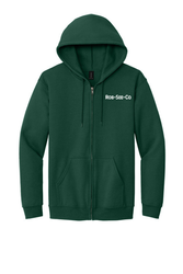 Image of RSC-Gildan® - Heavy Blend™ Full-Zip Hooded Sweatshirt 18600 - White