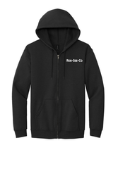 Image of RSC-Gildan® - Heavy Blend™ Full-Zip Hooded Sweatshirt 18600 - White