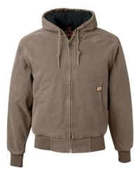 Image of Dri Duck - Cheyenne Boulder Cloth Hooded Jacket with Tricot Quilt Lining