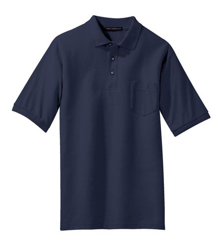 Port Authority - Silk Touch Polo with Pocket image thumbnail Port Authority - Silk Touch Polo with Pocket image thumbnail