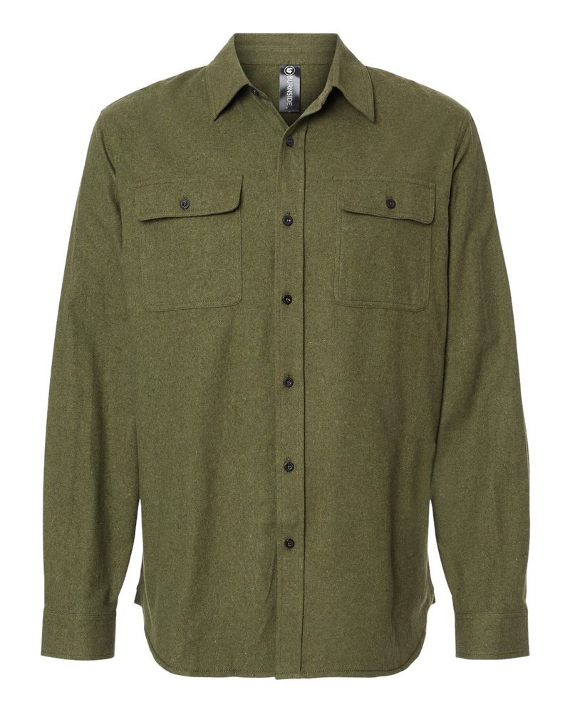 Burnside - Solid Flannel Shirt primary image