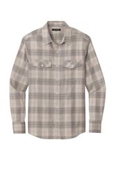 Image of Port Authority Long Sleeve Ombre Plaid Shirt W672
