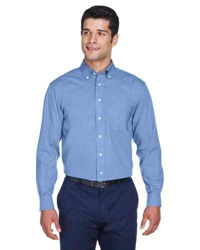 Devon & Jones - Men's Crown Collection® Solid Oxford Woven Shirt image thumbnail