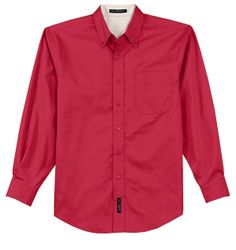 Image of Port Authority Tall Long Sleeve Easy Care Shirt. TLS608