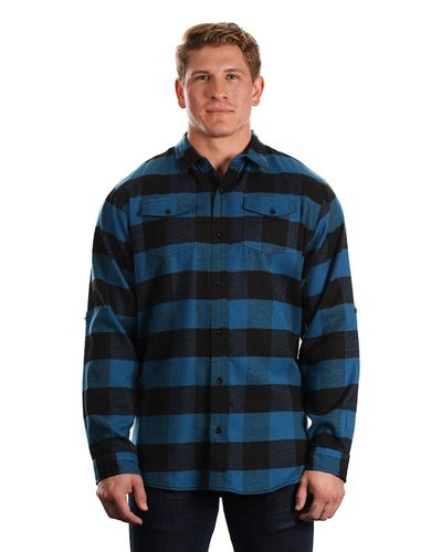 Burnside - Men's Plaid Flannel Shirt image thumbnail