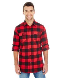 Image of Burnside - Men's Plaid Flannel Shirt