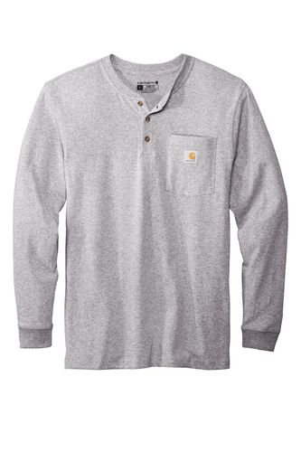 Carhartt Long Sleeve Henley T-Shirt CTK128 SP image thumbnail