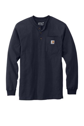 Carhartt Long Sleeve Henley T-Shirt CTK128 SP image thumbnail