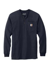 Image of Carhartt Long Sleeve Henley T-Shirt CTK128 SP