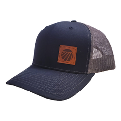 Image of Square Patch Cap - Navy/Charcoal