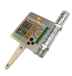 Image of Brushed Aluminum Rain Gauge