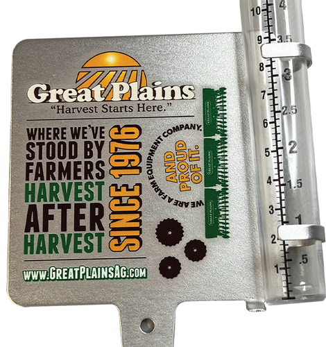 Brushed Aluminum Rain Gauge image thumbnail