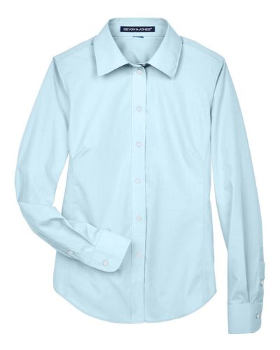 Women's Crown Collection® Broadcloth Woven Dress Shirt - D620W image thumbnail