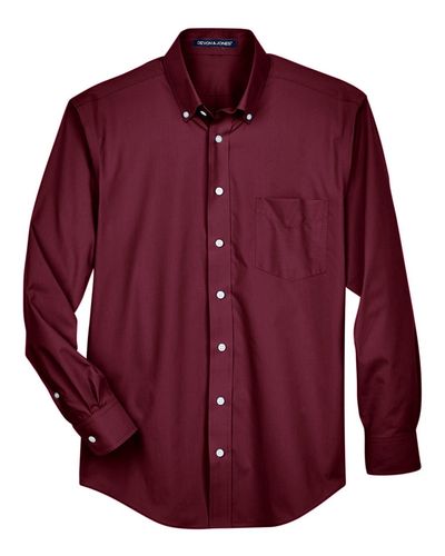 Men's Crown Collection® Broadcloth Woven Dress Shirt - D620 image thumbnail