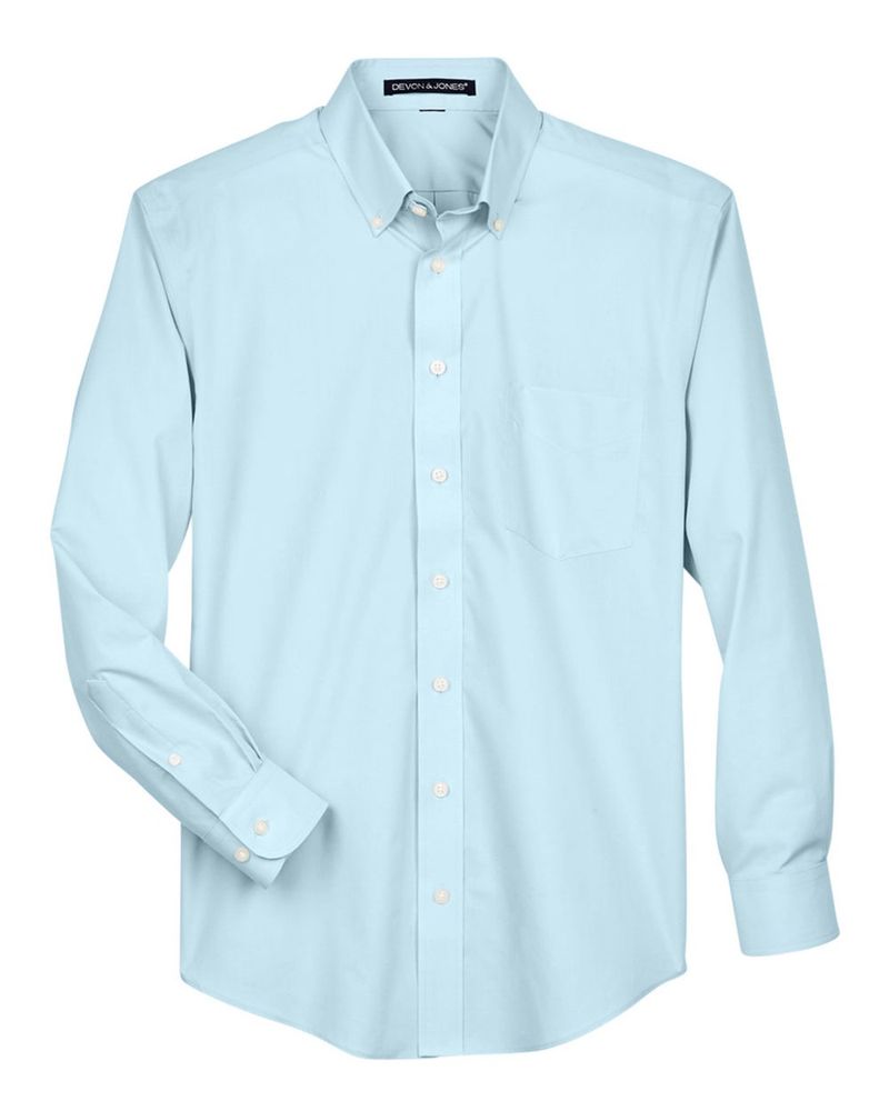 Men's Crown Collection® Broadcloth Woven Dress Shirt - D620 primary image