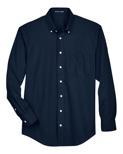 Men's Crown Collection® Broadcloth Woven Dress Shirt - D620 image thumbnail