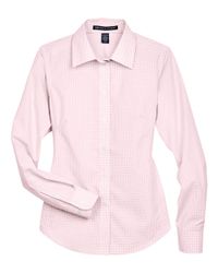 Image of Women's Crown Collection® Gingham Check Woven Dress Shirt - D640W