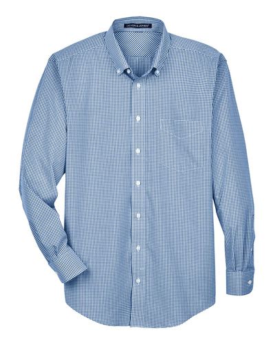 Men's Crown Collection® Gingham Check Woven Dress Shirt - D640 image thumbnail