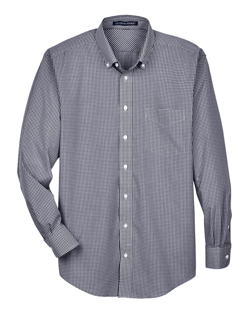 Men's Crown Collection® Gingham Check Woven Dress Shirt - D640 primary image