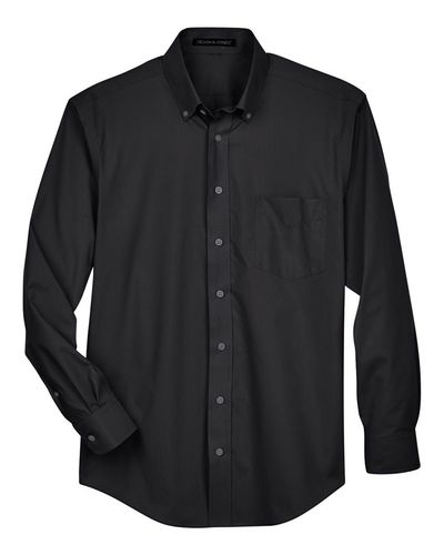 Men's Tall Crown Collection® Broadcloth Woven Dress Shirt - D620T image thumbnail