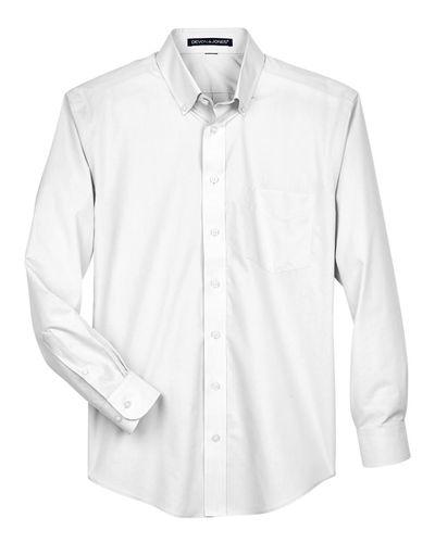 Men's Tall Crown Collection® Broadcloth Woven Dress Shirt - D620T image thumbnail