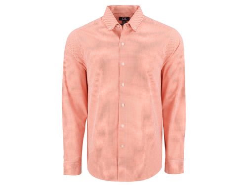 Cutter & Buck Skyline Epic Confidence Recycled Gingham Mens Long Sleeve Dress Shirt image thumbnail