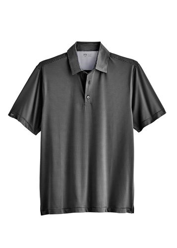 Storm Creek Men's Optimist II Microstripe Short Sleeve Polo image thumbnail