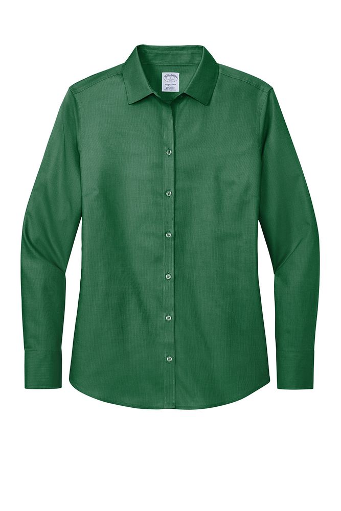 Brooks Brothers Women's Wrinkle-Free Stretch Nailhead Shirt BB18003 primary image