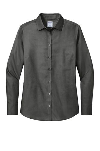 Brooks Brothers Women's Wrinkle-Free Stretch Nailhead Shirt BB18003 image thumbnail