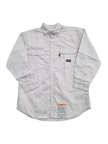 Men's Flame-Resistant Down Plaid Work Shirt - FRSH21 image thumbnail