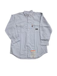 Image of Men's Flame-Resistant Down Plaid Work Shirt - FRSH21