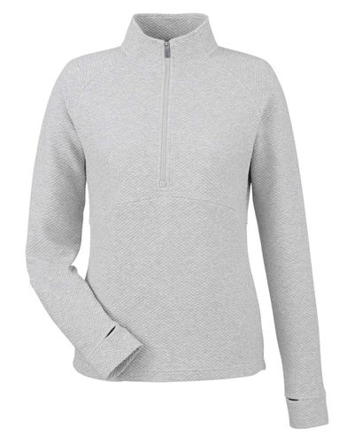 Women's Spirit Textured Quarter-Zip Pullover - NE725W image thumbnail