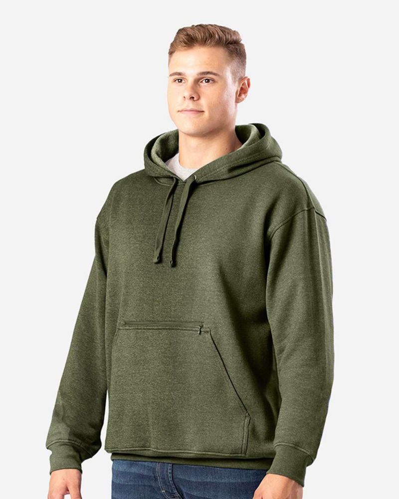 Men's Heritage Zip Pocket Hooded Sweatshirt - SP418 primary image