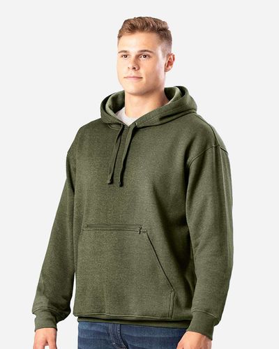 Men's Heritage Zip Pocket Hooded Sweatshirt - SP418 image thumbnail Men's Heritage Zip Pocket Hooded Sweatshirt - SP418 image thumbnail