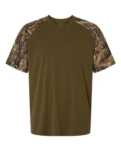 Unisex Realtree® Performance Colorblock T-Shirt - RT2103 image thumbnail Unisex Realtree® Performance Colorblock T-Shirt - RT2103 image thumbnail