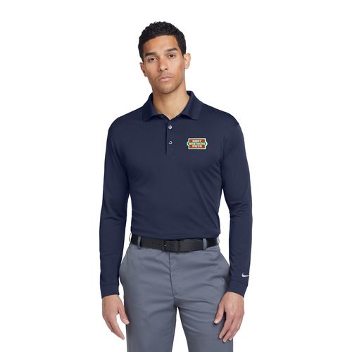 Nike Long Sleeve Dri-FIT Stretch Tech Polo Shirt image thumbnail