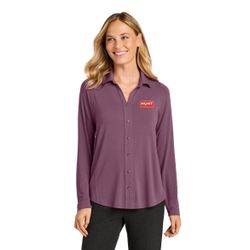 Image of Port Authority® Women's Luxe Knit Button Tunic