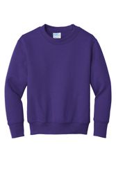 Image of Port & Company - Youth Core Fleece Crewneck Sweatshirt. PC90Y