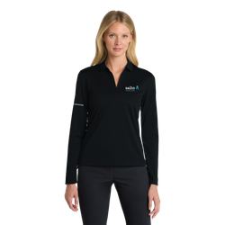 Image of SALTO Nike Women's Dri-FIT Micro Pique 2.0 Long Sleeve Polo